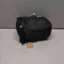 MLVOC Travel Pillow 100% Pure Memory Foam Neck Pillow, Comfortable & Breathable Cover, Machine Washable, Airplane Travel Kit with 3D Contoured Eye Masks, Earplugs, and Luxury Bag, Standard (Black)