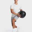 Men's Sun Protection Shirts Lightweight Athletic Quick Dry Rash Guard Cooling Tee (White, M)