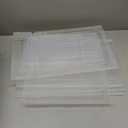 12 Pack Clear Shoe Storage Organizer with Magnetic Door,Stackable Plastic Shoe Boxes for Sneakers,Boots,and Heels,Space-Saving Foldable Shoe Rack for Closet,Durable Shoe Cabinet Organizer,White