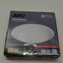 Juno JSBT 6-Inch SlimBasics Tapered Disk Downlight, 3000K, White (1 Pack)