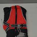 Queenmore Winter Dog Coat, Puffer Jacket with Harness Built-in for Small/Extra Small Dogs, Cold Weather Waterproof Snow Jacket - Fleece Lined, Reflective, Easy On, Adjustable, Zipper - Red/Black XS