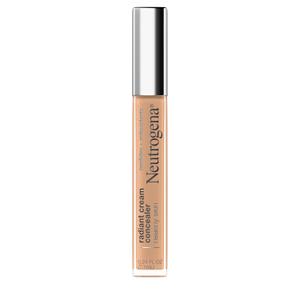 Neutrogena Healthy Skin Radiant Brightening Cream Concealer with Peptides & Vitamin E Antioxidant, Lightweight Perfecting Concealer, Non-Comedogenic, Cashew Light/Medium 03 cool undertones, 0.24 oz