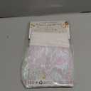 White Iridescent Scalloped Layered Fringe Banner 5.9ft Bachelorette Party Decorations, Birthday Party Decor, Baby Shower Supplies, Photo Booth Banner Backdrop