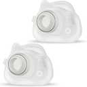 2 Packs Reliable Silicone Cushion for AirFit F40 Full Face Replacement Cushion (M)