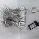 6FT Palm Tree Patio Decor with 3 Trunks 22 Leaves 219 LED Lighted Palm Trees for Outside Control Timer 8 Light Modes IP44 Waterproof Artificial Palm Tree Lights for Your Home Beach Yard Pool