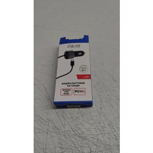 ZGear High Power Type-C Cable Car Charger - Black