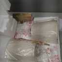 Dimmable Wall Sconces Set of 2, Gold Bathroom Vanity Lighting Fixtures, Modern Gold Wall Light with On Off Switch for Living Room Bedroom Hallway