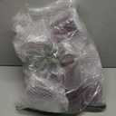 Qinyoung 24 Plastic Vintage Drinking Glasses 8.5oz Stemless Retro Embossed Wine Glasses Shatterproof Reusable Cups for Baby Shower Wedding Reception Grand Event Party (Purple)