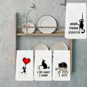 Cat Kitchen Towels Funny Tea Towels Cat Hand Towels for Cat Lovers Cat Dish Towels for Kitchen Cat Kitchen Towel Decorative Set of 4 Cat Bathroom Accessories Housewarming Gifts for Women