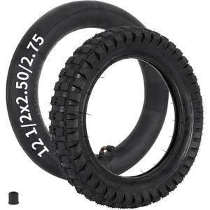 RUTU 12.5x2.75 Tire Inner Tube Set 12-1/2x2-3/4 Tire for MX350 MX400 Rocket Electric Dirt Bike Scooter Stroller X-Treme X-560 eZip E-500 E-750 E-900 1 Set