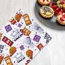 Bell Table Cover Mexican Burrito Quesadilla Food Beverage Taco Cinco de Mayo Theme Tablecloths Decorations for Birthday Dining Banquet Fiesta Picnic Anniversary Wedding Party Supplies 53 x 108 inches