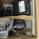 Panasonic Cordless Phone 2 Handsets System Expandable with Amber Backlit Display KX-TGC352B (Black)
