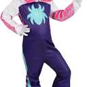MARVEL Toddler Ghost Spider Costume, Girls Spider-Man and His Amazing Friends Gwen Stacy Kids Costume (3T-4T)