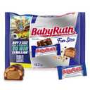 Baby Ruth, Chocolatey, Peanut, Caramel, Nougat, Fun Size Candy Bars, 10.2 oz