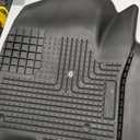 Husky Liners Weatherbeater Floor Mats | Fits 2019 - 2026 Chevrolet Silverado & GMC Sierra 1500] & 2020 - 2026 Silverado/Sierra 2500/3500 DOUBLE & CREW CAB ONLY | Front Row, 2-pc Black - 13211