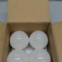 A15 LED Smart Bulb, 5W=40W,Compatible with Alexa Google Assistant, E12 Base, G45 Ceiling Fan Light Bulbs, 2.4G WiFi ONLY, 4 Pack