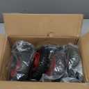 POWERTEC 6 Inch Caster Wheels Set of 4 (2 Swivel & 2 Fixed), Heavy Duty Casters w/Rubber Knobby Tread for Workbench, Dolly, Cart, Trolley, Wagon, Toolbox & Chicken Coop, Large Castor Wheels (17054V)