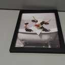 Framed Bathroom Wall Decor, Funny Cow Bathroom Wall Art Farmhouse Canvas Print, Black and White Cow Pictures Framed Animal Painting Print Artworks (10"L x 8"W)