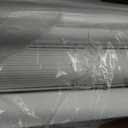 AIRLAJYID Cordless Faux Wood Blinds 29" W x 36" H, 2 Inch Slat Horizontal Windows Blinds with Crown Valance, Room Darkening Blinds, White Blinds for Home Interiors.