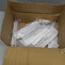Rergy 10 Pack 5 INCH Cabinet Pulls White Finger Pulls, White Edge Pulls for Cabinet Kitchen Cabinet Edge Pulls, 128mm Cabinet Finger Pulls
