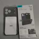 ESR for iPhone 17 Pro Max Phone Case with Stash Stand, 7X Military-Grade Drop Protection with Camera Control, Shock-Absorbing Rugged Cover, Compatible with MagSafe Accessories, Cyber Series, Black