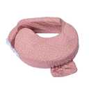 My Brest Friend Original Nursing Pillow Enhanced Ergonomics Essential Breastfeeding Pillow Support for Mom & Baby W/Convenient Side Pocket, Double Straps & Slipcover, Dusty Rose Geo