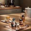 Decorative Turtle Salt & Pepper Shakers Set with Glass Jars