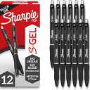 Sharpie SGel Gel Pens, Black Barrel, Medium Point (0.7mm), Black Gel Ink Pens, 12 Count  Home, Office, School, Journaling, Writing, NoteTaking, Teacher Supplies