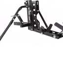 ECOTRIC 800LBS Motorcycle Trailer Hitch Scooter Hauler Mount Rack 2" Motorcycle Tow Carrier Receiver Heavy Duty Steel
