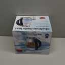 CHEFMAN Electric Kettle - 1.2L 1500W Hot Water Tea Pot with Infuser, BPA Free, Auto Shut Off, Boil-Dry Protection, Removable Lid, LED Light, Cordless Glass Electric Tea Kettle  Stainless Steel