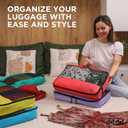 Large Packing Cubes for Travel - 5pc Packing Cubes for Suitcases - Lightweight Luggage Organizer Bags (Non-Compression)