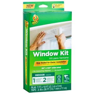 Duck Brand Rolled Window Insulation Kit: 84 in. x 120 in. (Clear)
