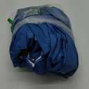 10x10 Canopy Replacement Top with Air Vent Silver Coated for Straight Leg Canopy Frame, (Blue)