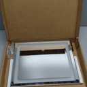 FENNIO Vanity Mirror with Lights, 12" x 16" Lighted Makeup Mirror with Smart Touch Control, 3 Color Modes & Brightness Adjustable, LED Makeup Mirror with 10X Magnification, 360 Rotation for Bedroom (White)