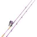 Souagyilang Spincast Fishing Rod Reel Combo,2 Pieces Medium Heavy Pole with Super Smooth Reel Trouble-Free Push-Button Bait Casting Design for Freshwater Bass Fishing, 5.9Ft