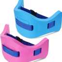 Wettarn 2 Pcs Kids Swim Belt with Adjustable Strap, EVA Buoyancy Belt for Youth Children Junior Water Aerobics Swimming Belt Fitness Foam Flotation Aid for Pool Swimming Training