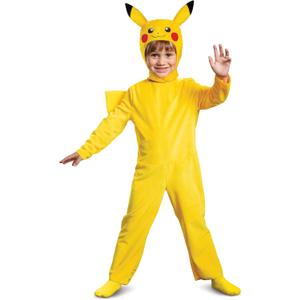 Disguise Pokemon Pikachu Costume Child Pikachu Cosplay Outfit & Headpiece Kids Pokemon Cosplay - L 4/6