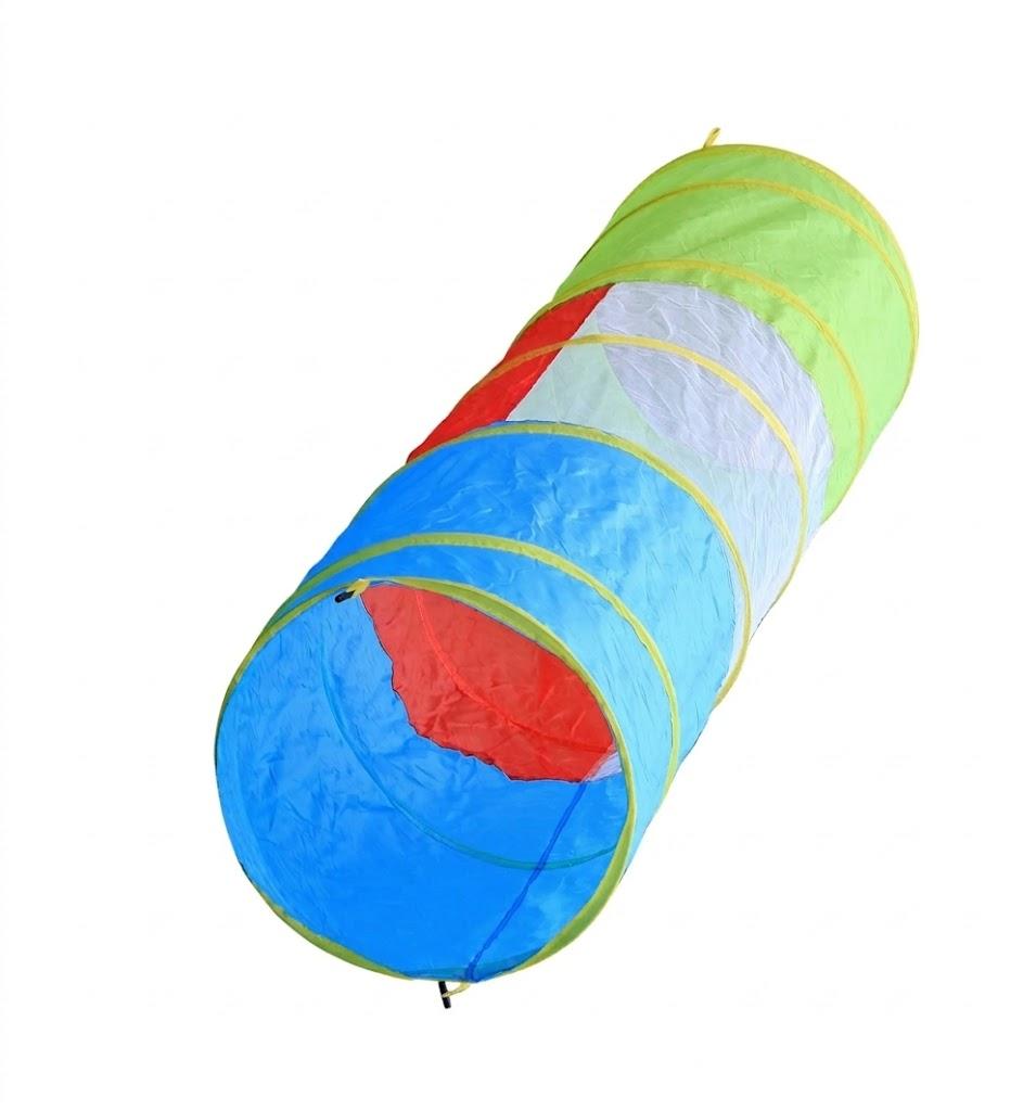 Kids 6ft Pop-up Play Tunnel Crawl Toy w/Carry Bag! by Hide-n-Side 