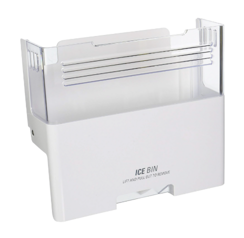 LG AKC73249303 Genuine OEM Ice Bucket Assembly (White) for LG Refrigerators