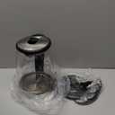 DEZIN Electric Kettle Upgraded, BPA Free 2L Stainless Steel Tea Kettle, Fast Boil Water Warmer with Auto Shut Off and Boil Dry Protection Tech for Coffee, Tea, Beverages (Black Silver)