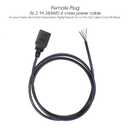 2 x 2Pcs USB A Female Plug to Bare Wire Open End Cable 3.3Ft(100cm) 5V 2.1A 2 & 4 cores Power and Data Transmission Pigtail Repair Tin on The Tail Cable Cord DIY Black