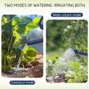 2.8L Watering Can for Indoor Plants, Garden Watering Cans for Outdoor Plant House Flower, Modern Plant Watering Can Large Long Spout with Sprinkler Head