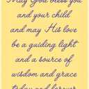 5 x Christening Card - MADE IN USA - (Perfect), Envelope Included - 5" x 7.75" - Packaged in Extra Sturdy Mailer - 87062