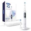 Oral-B iO Deep Clean + Protect Rechargeable Electric Toothbrush, White, iO Series 7, 2 Replacement Brush Heads, Charging Travel Case