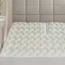 Top Split King (Flex Head) Waterproof Rayon from Bamboo Jacquard Mattress Pad for Half Split King Beds