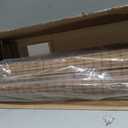 Cordless Bamboo Roman Shades 32x48in, Light Filtering Bamboo Blinds for Indoor Windows, Office, Bathroom and Living Room, Privacy Teak.