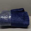 Waitu Oversized Wearable Blanket Sweatshirt Gifts for Women and Men, Soft Sherpa Blanket Hoodie with Sleeves and Pocket, Warm Body Blanket Robe - Navy (Adult)