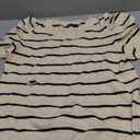 SAMPEEL Short Puff Sleeve Sweaters for Women Knit Tops 2026 Trendy Crewneck Striped T Shirts Casual Summer Blouses (Medium)