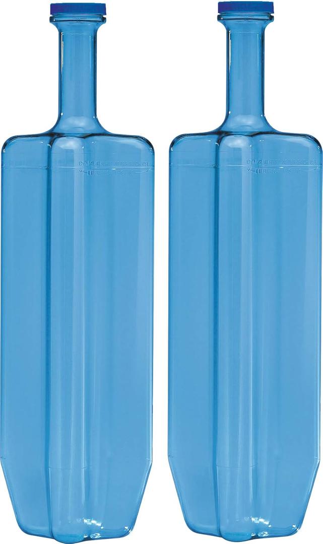San Jamar Rapi-Kool Plastic Chill Utensil, 128 Ounces, Blue, (Set of 2)