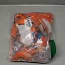 KEYUFANG Women 3 Piece Vocation Outfits Summer Suit Floral Kimono Cardigans Beach Cover Up Crop Cami Top Short Set (Small, Orange)